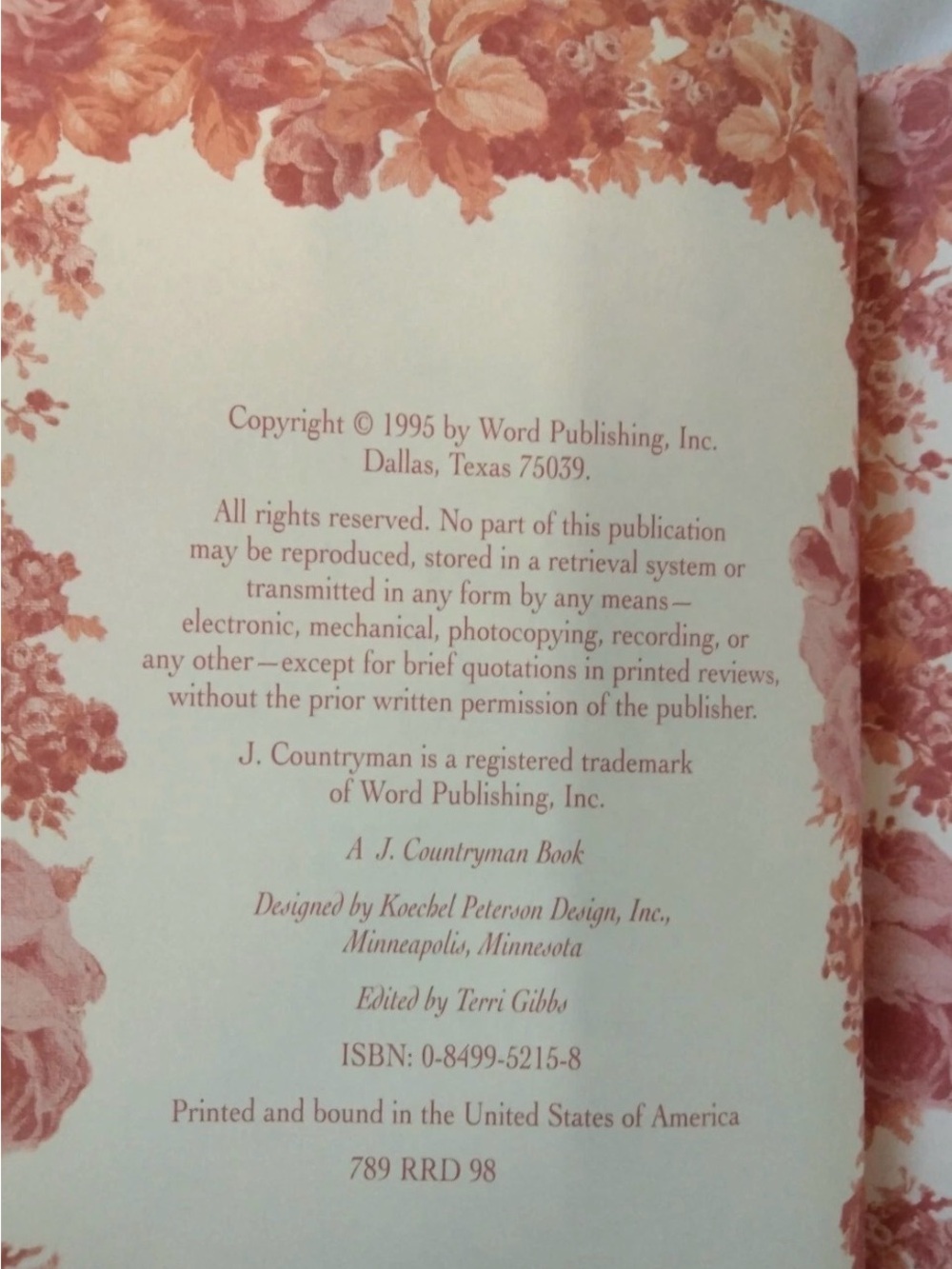 Reflections from a Mother's Heart - Floral Keepsake Journal - Picture 3 of 6